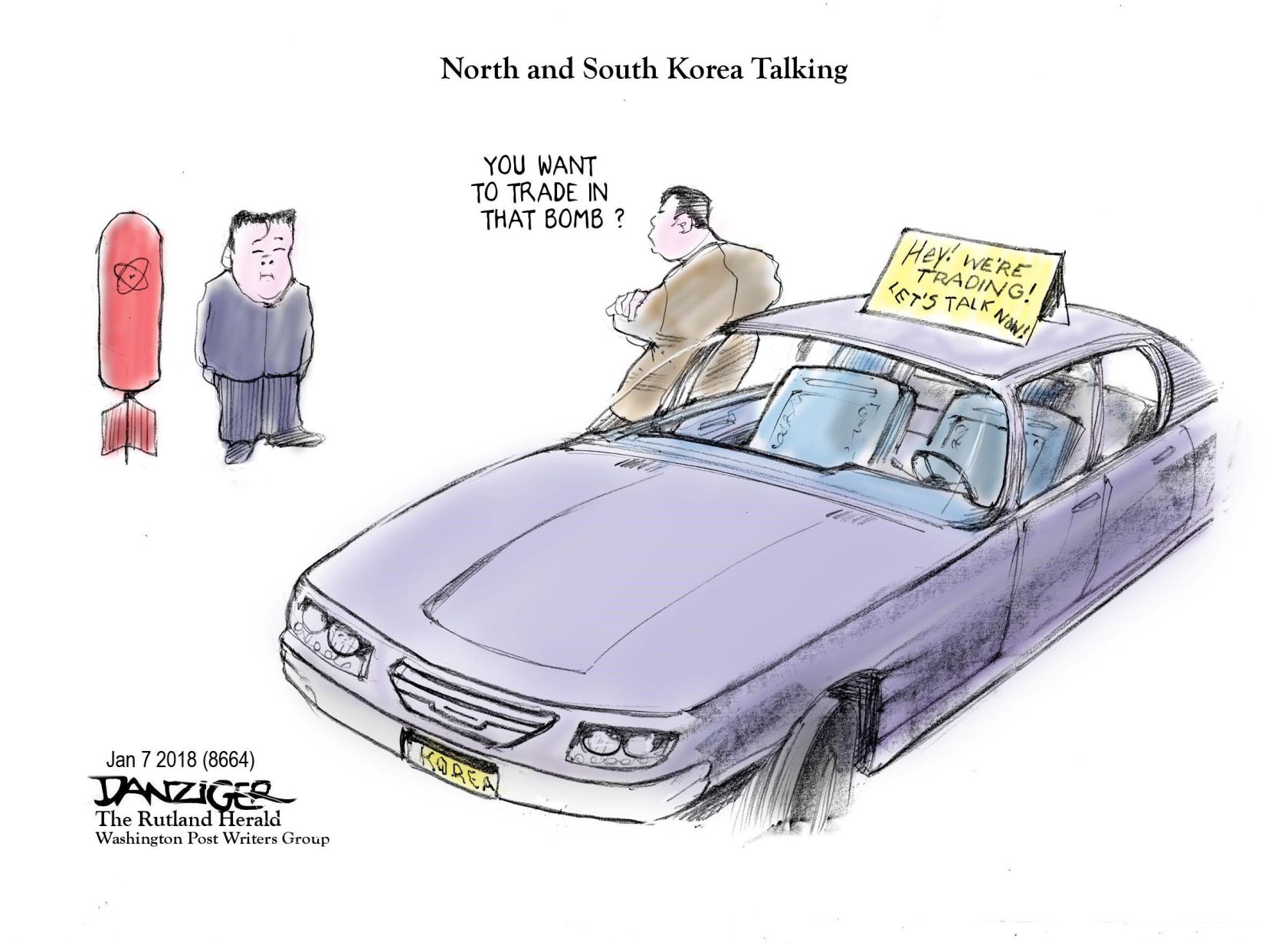 Jeff Danziger cartoon